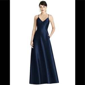Alfred Sung dress D750 - Midnight blue